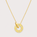 Luxoryn Auréa Duo Ring Pendant Necklace