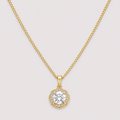 Luxoryn Céleste Halo Pendant Necklace