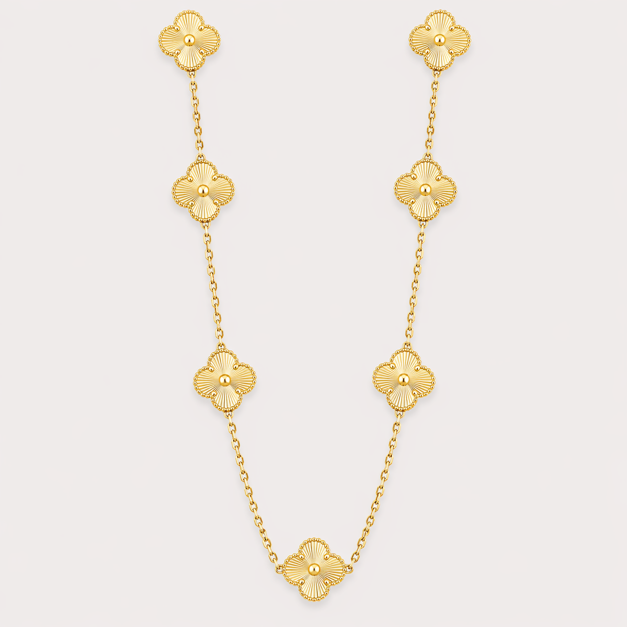 Luxoryn Fleuris Station Necklace