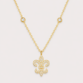 Luxoryn Royale Fleur Emblem Necklace