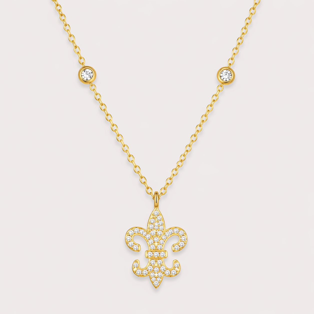 Luxoryn Royale Fleur Emblem Necklace