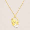 Luxoryn Amoura Mother & Child Pendant Necklace